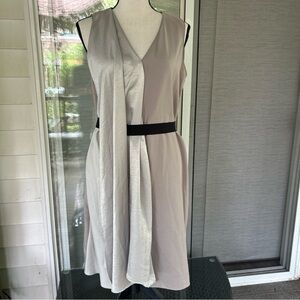 Simply Vera Vera Wang Cream Asymmetrical A-Line Dress